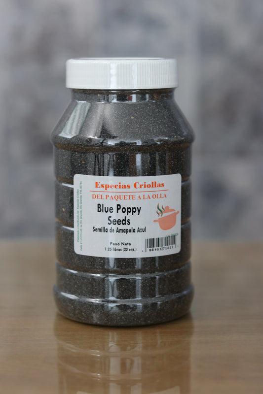 Blue Poppy Seeds/Semilla de Amapola Azul